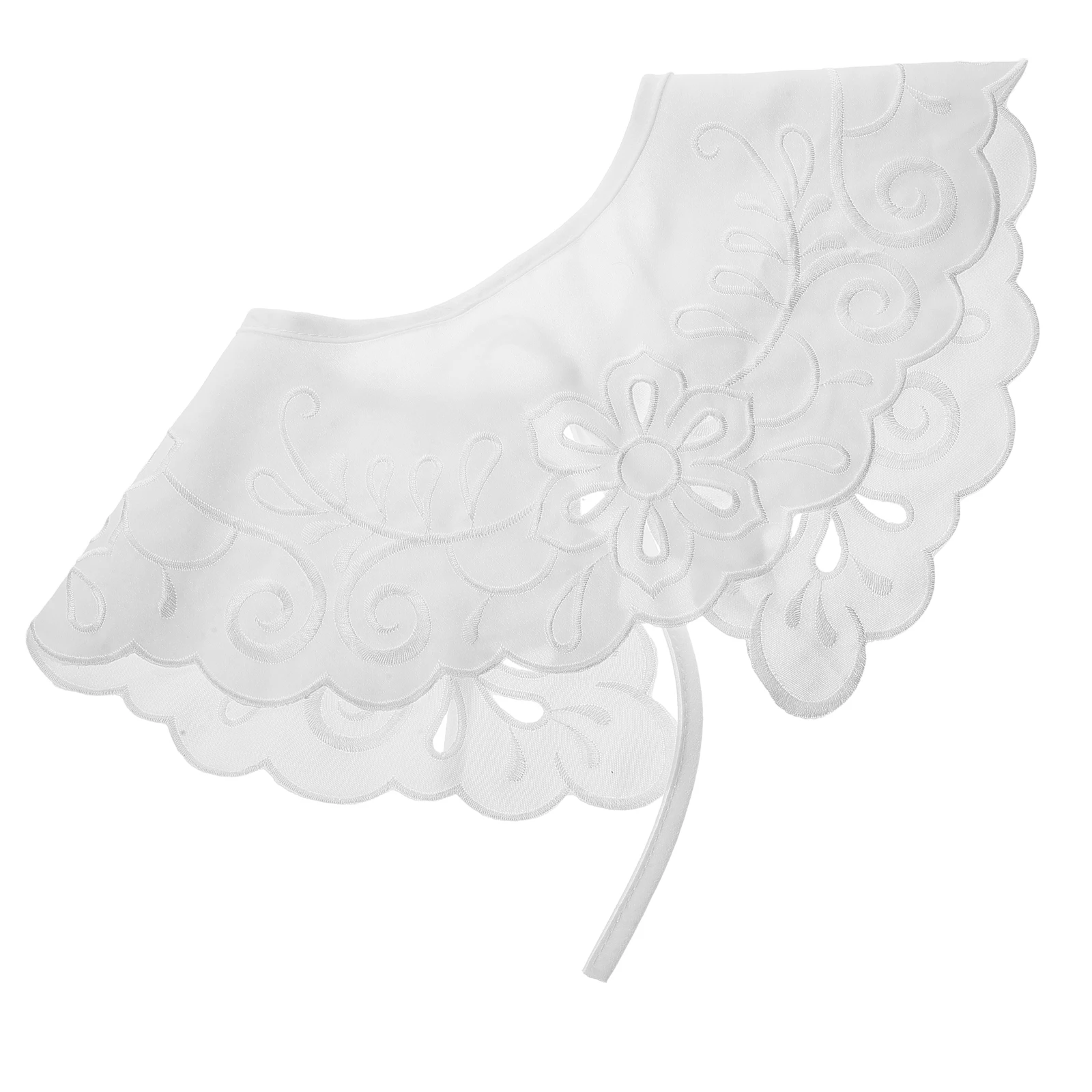 

Small Shawl Women Fake Collar Shirt Decorative Accessory Multi-purpose False Collar Detachable Fashion Adjustable Tie All-season