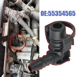 1PC Black Throttle Valve Thermostat Body Heater Pipe Hose Connector 55574685 55569809 For Chevrolet Cruze Epica Sonic Opel Astra