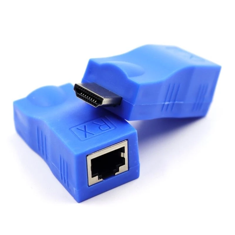 

J0MB RJ45 к HDTV-совместимому удлинителю для 1080p Display Extender до 30 метров
