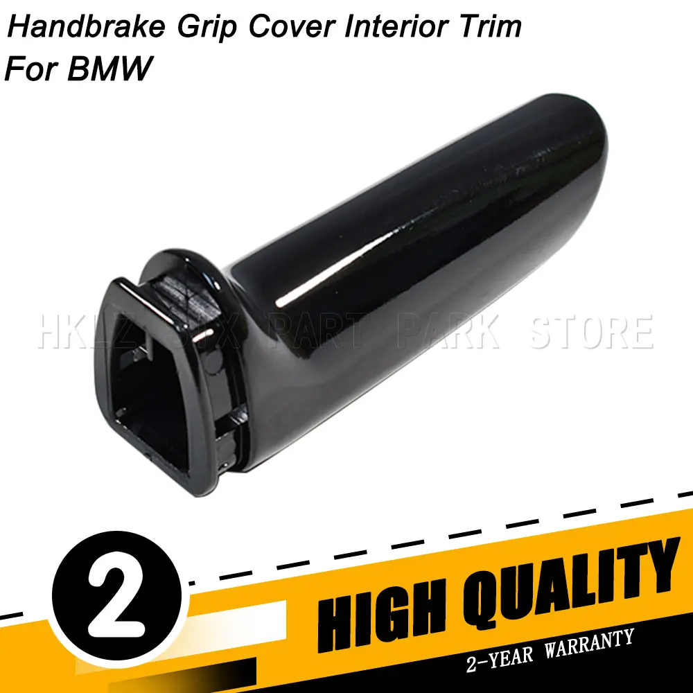 Gloss Black Handbrake Grip Cover Interior Trim For BMW E46 E90 E92 E39 E60 F30 F34 F10 F20 F32 F80 Car Accessories