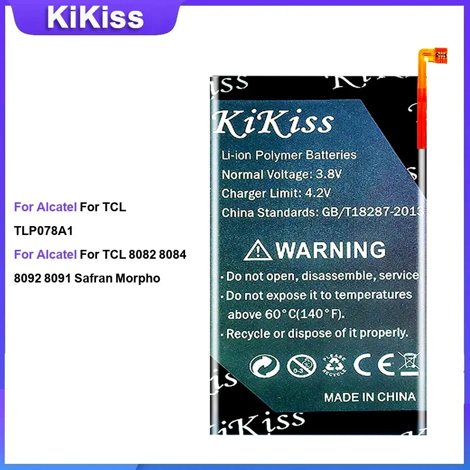 Battery For Alcatel For TCL TLP078A1 8082 8084 8092 8091 Safran Morpho TLP050G9