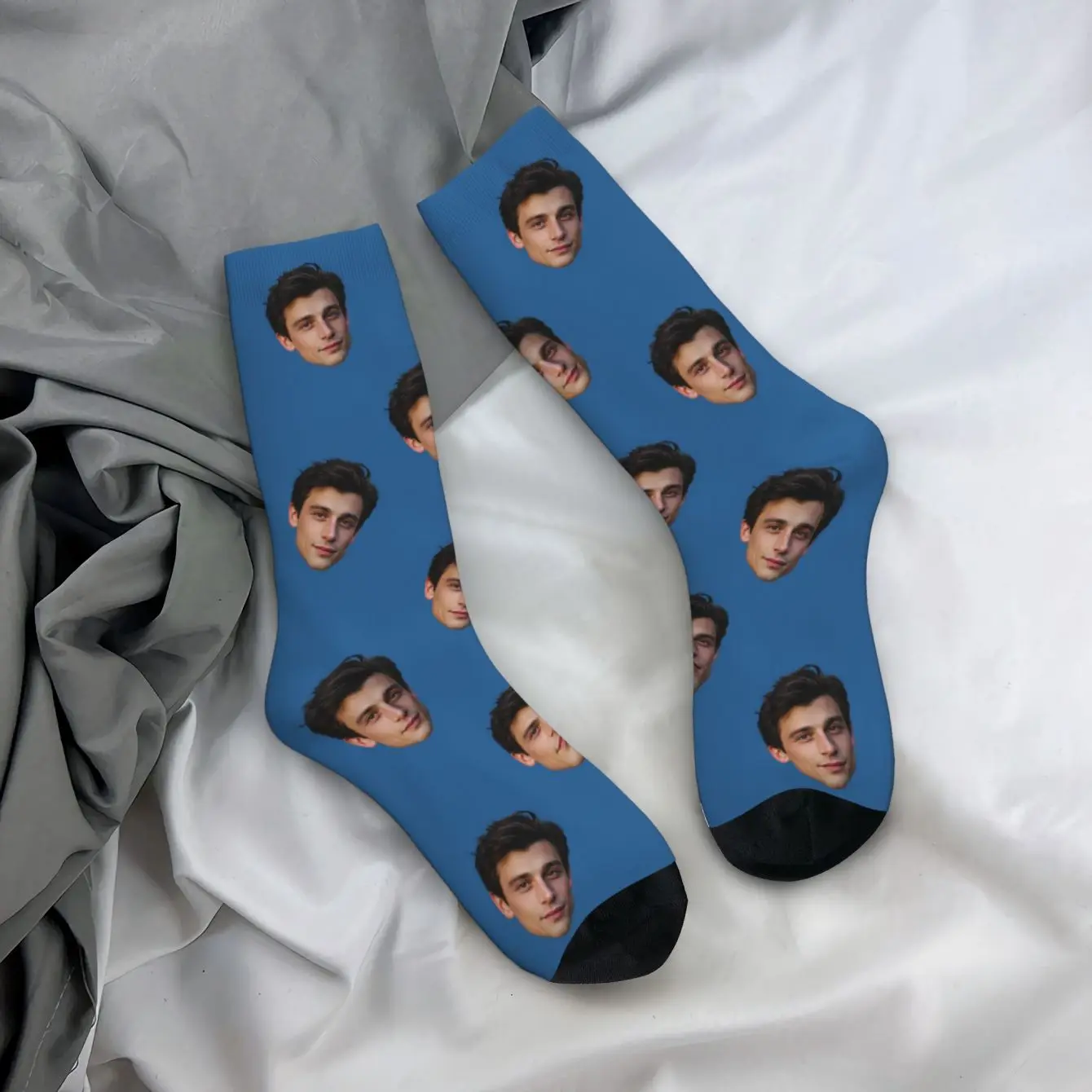 Op maat gemaakte gezichtsvormige sokken Unisex op maat gemaakte sokken Gepersonaliseerde fotosokken Fotosokken Op maat gemaakte sokken als cadeau