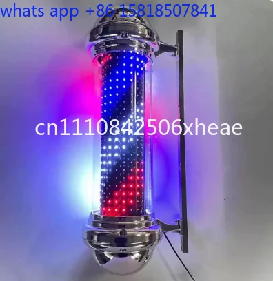 

LED Hair , Barber Shop Logo Light, Column, Red, White and Blue, LED Hair , Wall Turning Light