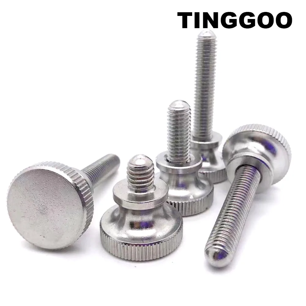 1/5pc M2 M2.5 M3 M4 M5 M6 M8 M10 DIN464 Stainless Steel Glass Curtain Wall Thumbscrew Adjust Bolt Hand Tighten Thumb Screw GB834