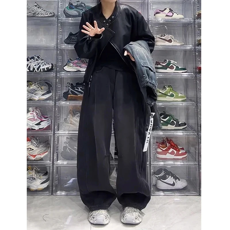 Pantaloni cargo da donna militare autunno cotone svasato cintura mamma minimalista comfort di alta qualità casual conciso semplice adatto sexy