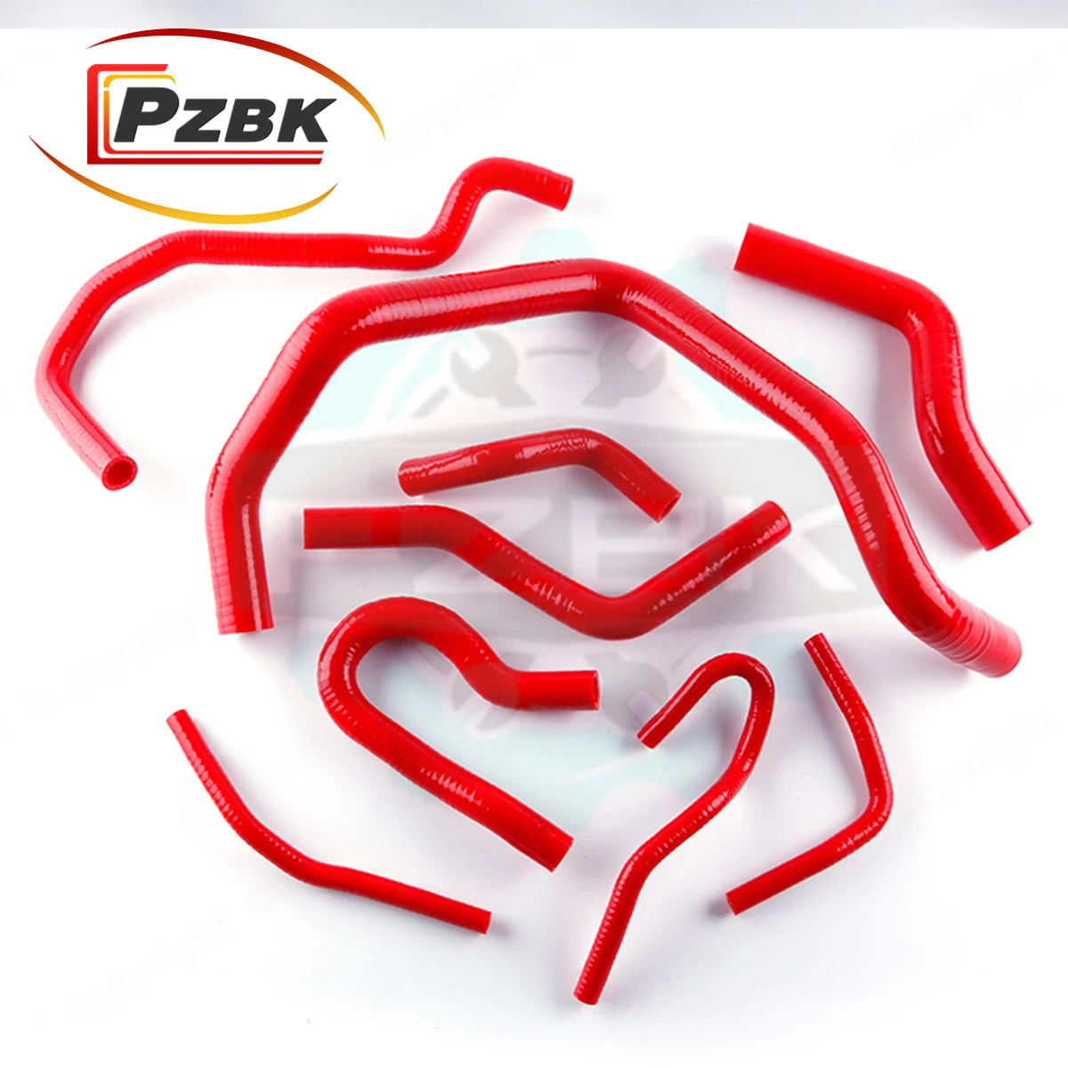 

9Pcs For 1992-2000 Honda Civic SOHC D15 D16 EG EK 1.6L Silicone Radiator Coolant Hose Kit