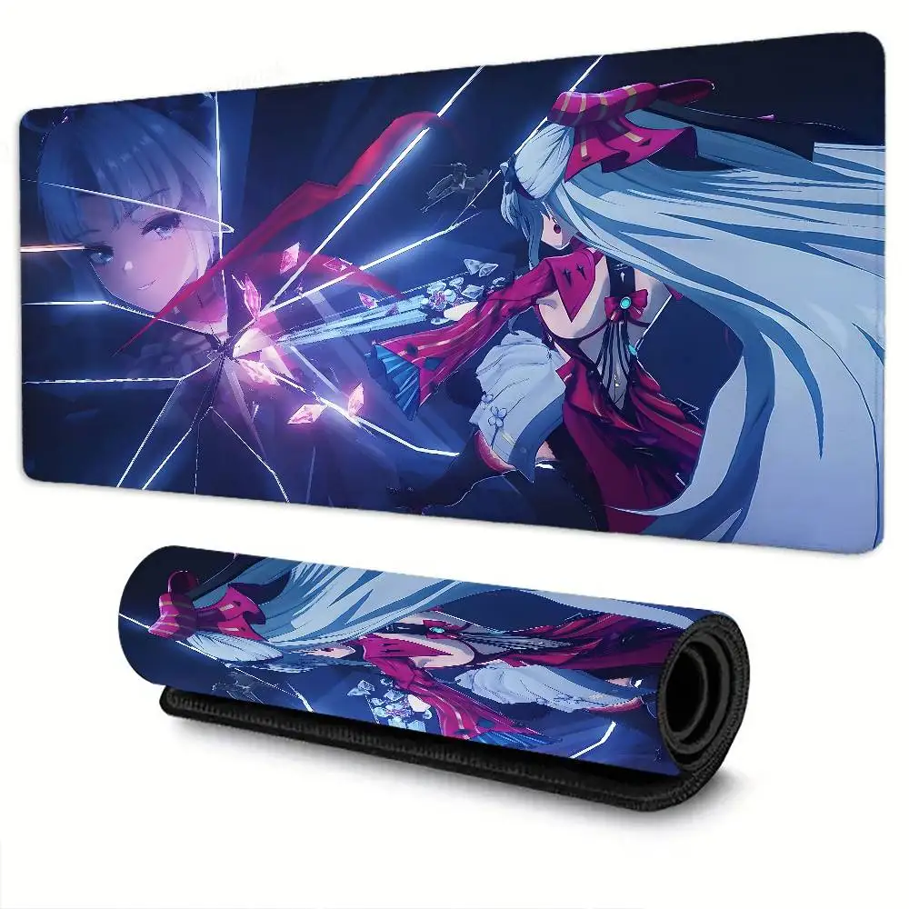 

Коврик для мыши Wuthering Waves CARLOTTA, нескользящий, подходит для офисных компьютеров, ноутбуков, килимков для киберспорта, игрового стола, клавиатуры XXL