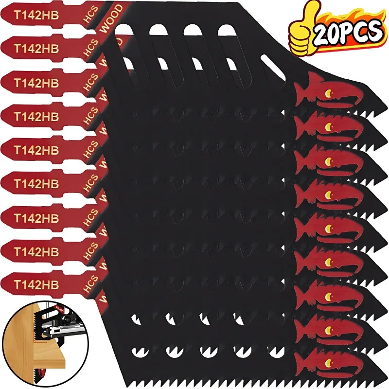 20/1 قطعة T142HB بانوراما شفرة الدقة قطع المنشار شفرة غير النظامية منحنى المنشار شفرة التمرير عالية الدقة قطع الخشب أداة