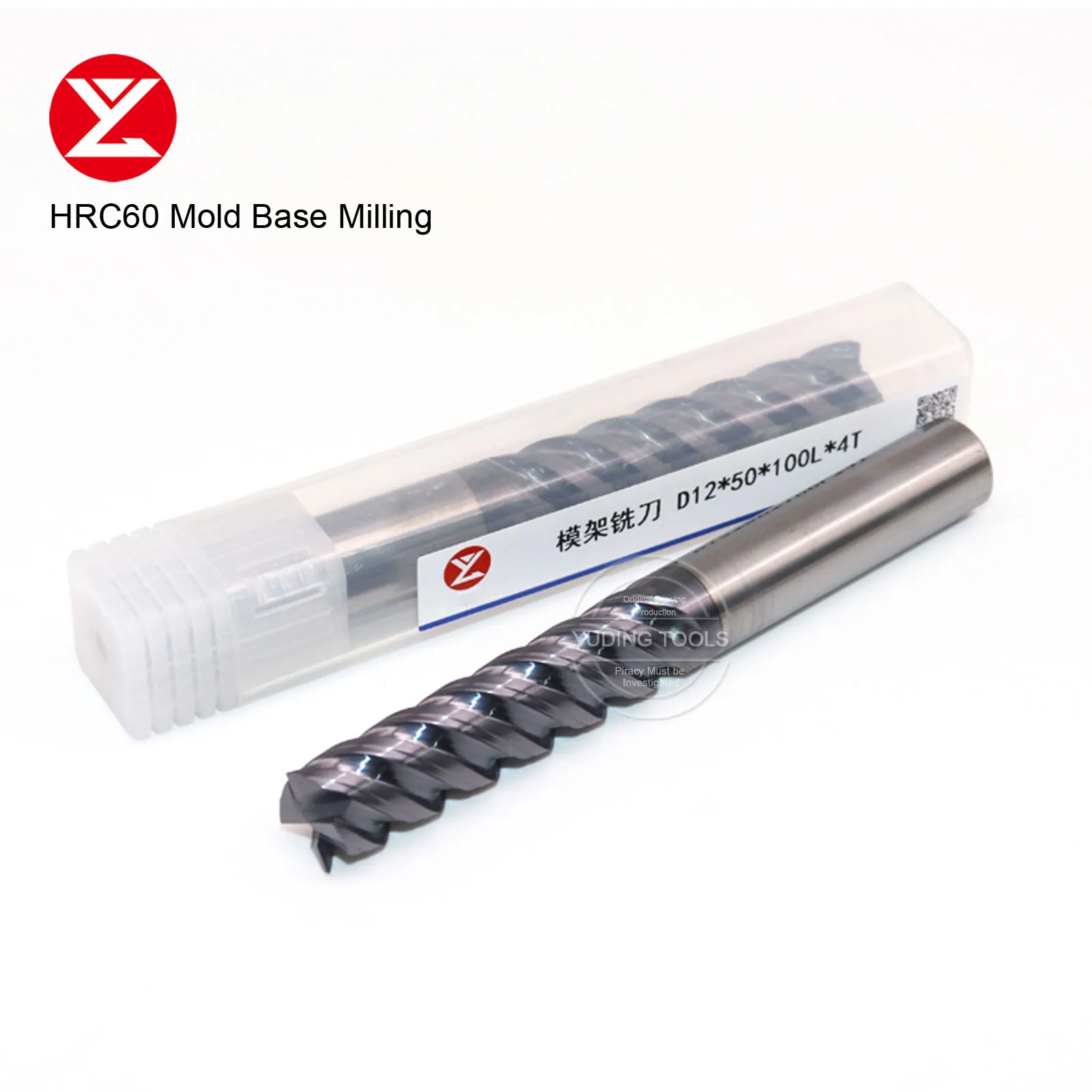 HRC60 4Flute special Side Solid Carbide Frame Milling Cutter for Flat Base Die Frame Tungsten Steel Mold embryo Frame End mill