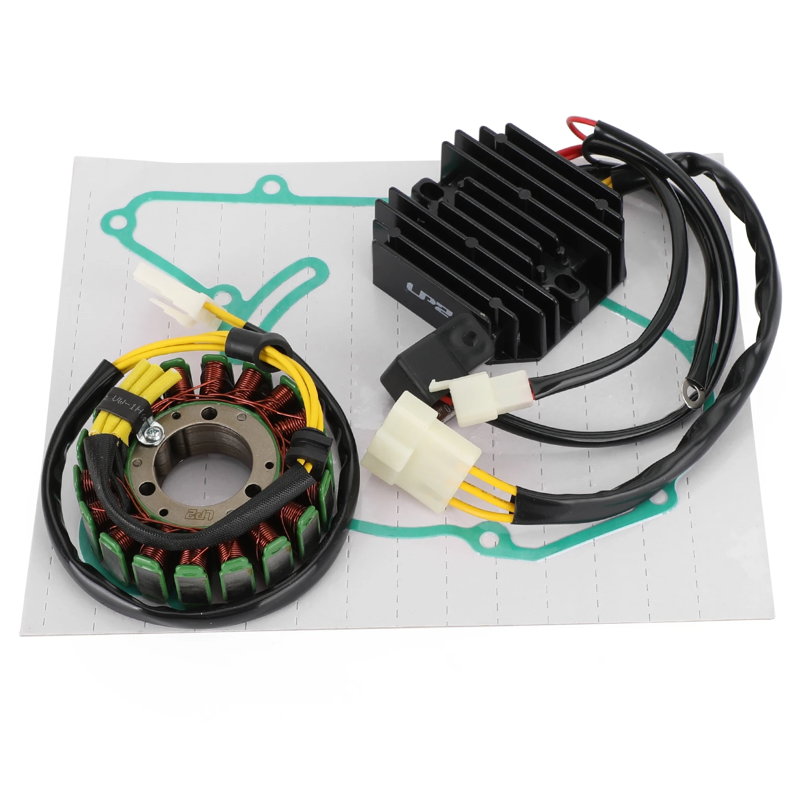 Artudatech Magneto Coil Stator + Voltage Regulator + Gasket Assy for KTM RC125 RC200 2014-2020 RC 125 200