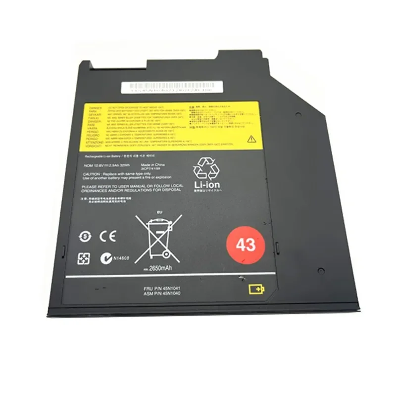 10.8V 32Wh 45N1040 45N1041 Laptop Battery For Lenovo THINKPAD T400 T400S T500 R400 R500 W500 T420S T410S T430S