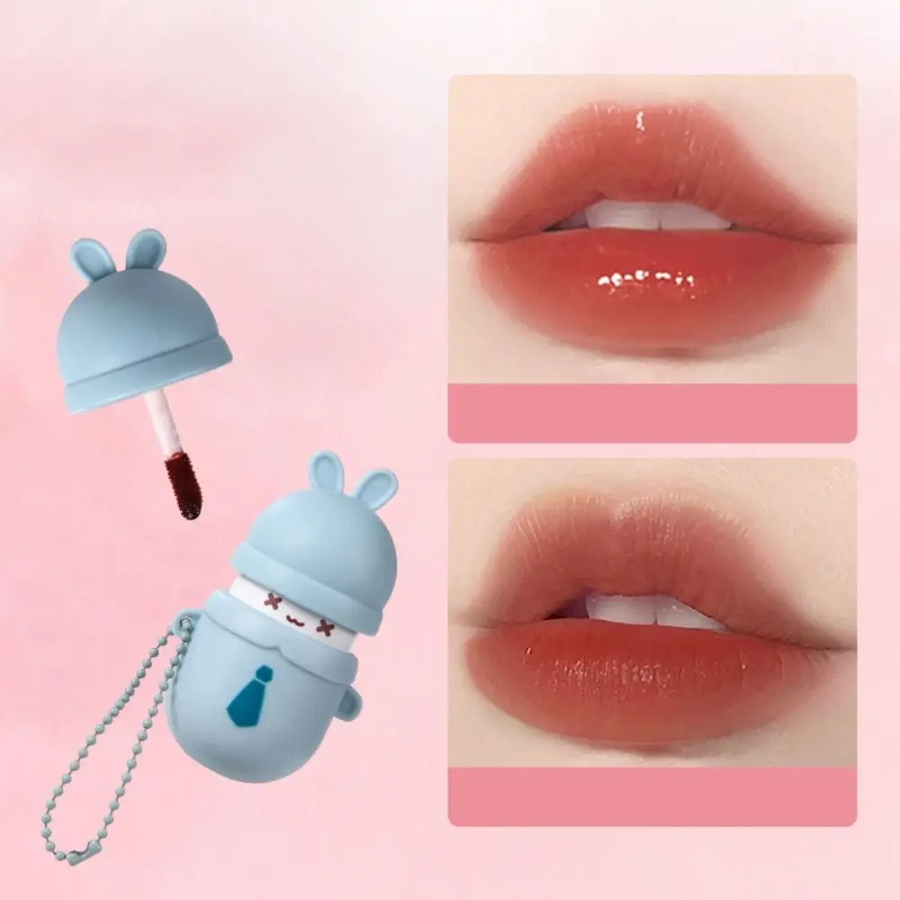 Van Waterig Tot Matte Schattige Lipgloss Cartoon-Stijl Langdurige Konijnenvorm Lippenstift Antiaanbakbeker Glad