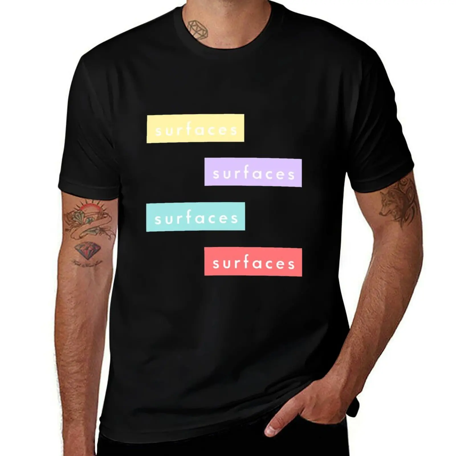 surfaces pack T-Shirt man t shirts cotton T-Shirt