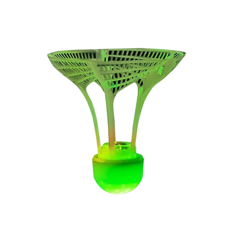 

Night Light Windproof Luminous Badminton Ball Super Durable Outdoor Fluorescent Plastic Nylon Ball With Light