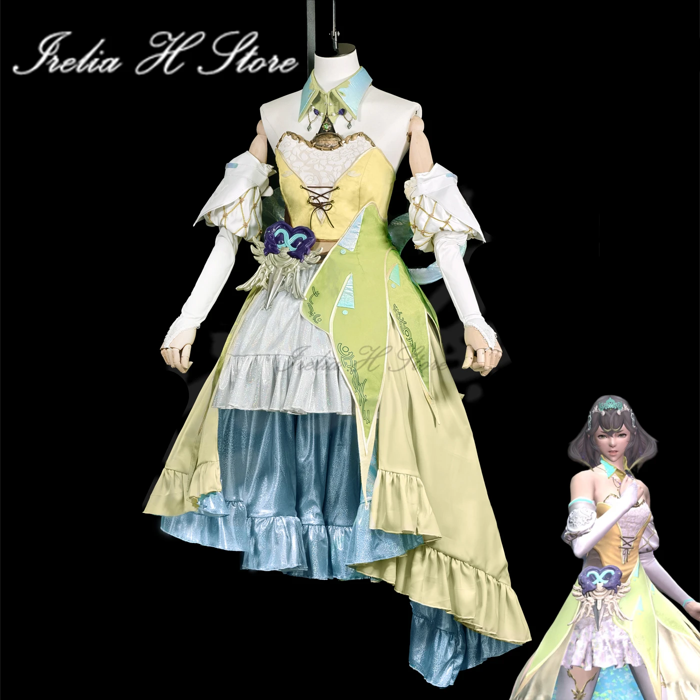 

Irelia H Store FF14 Final Fantasy XIV Enigmatic Maiden Cosplay Costume for women Game halloween cosplays