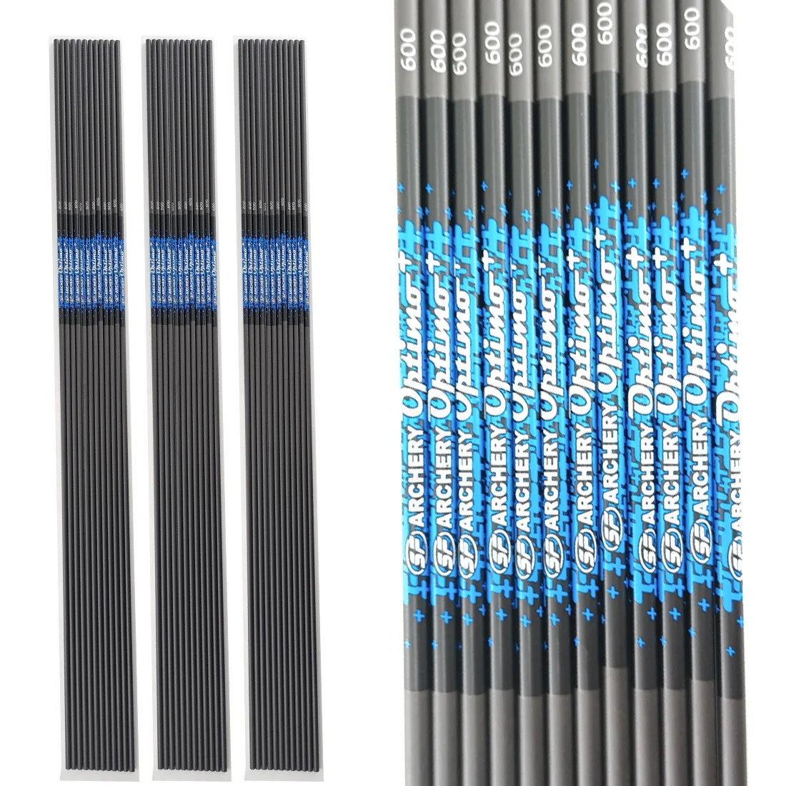 

12pcs Archery Pure Carbon Arrow Shafts ID4.2mm Spine500 600 700 800 900 1000 Bow Hunting Shooting Accessories