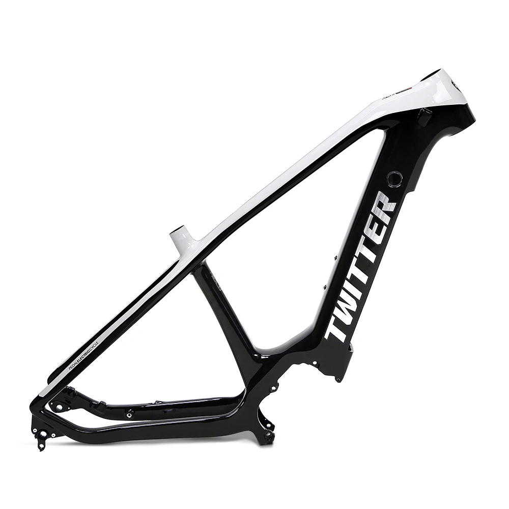 TWITTER frame OEM M400 electric bike frame middle motor carbon fiber ebike frame on sale 27.5/29 ebike frame electric bike frame