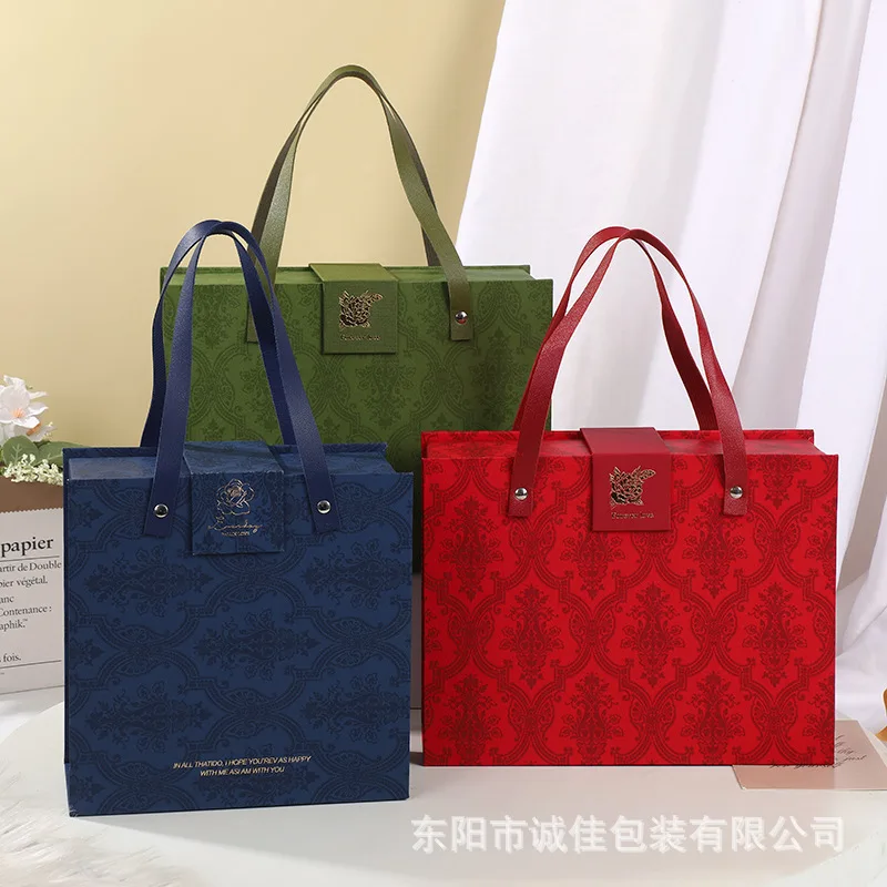 Customized. Business Hand Box New Hand Box Wedding Wedding Candies Box Empty Box Bridesmaid Bag