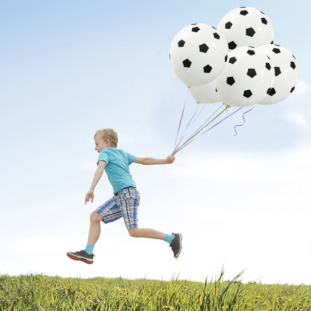 

20Pcs 12inch Party Latex Balloons Soccer Design Durable Long Lasting Romantic Festive Decorations Rubber Balloon