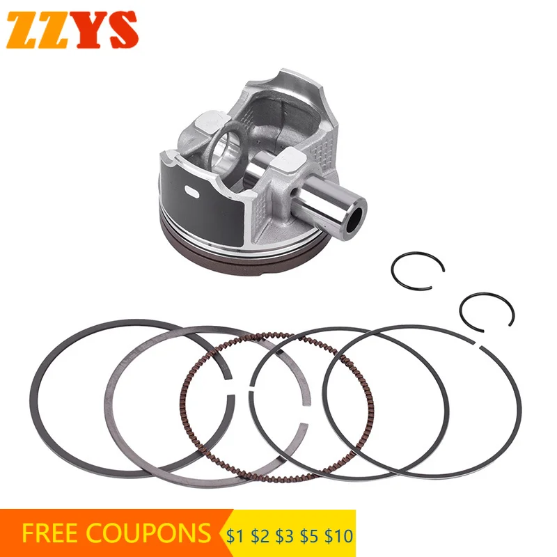 67mm Motorcycle Engine 2 Cylinder Piston Rings Set For Kawasaki EX300 EX300B EX Ninja 300 ABS (Canadian) EX300BDF EX300BDFA 2013