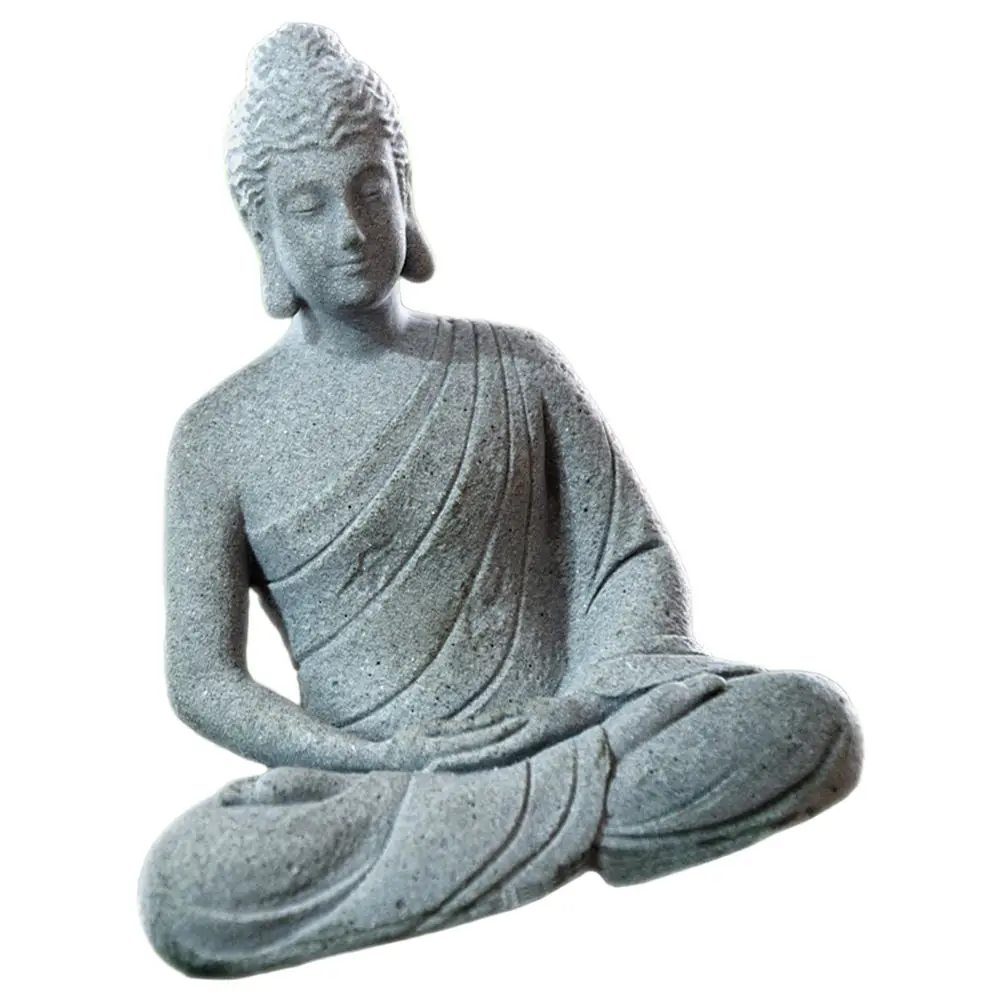 

Fish Tank Decorations Buddha Statue Ornament Landscape Stone Aquarium Light Grey Aquatic Goddess Aesthetic