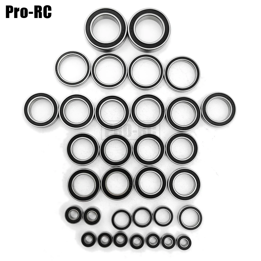 Fit Traxxas 1/5 X-MAXX XMAXX 6S Complete Bearings Kit + (2) Upgrade RPM Wheel Hub (31 Pcs)