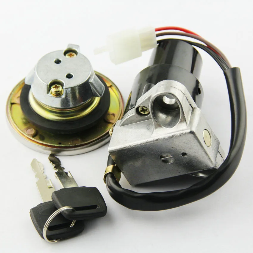 Motorcycle Fuel Gas Tank Cap Cover Lock Set For Yamaha FZR 250 400 600 FZR250 1987-1988 FZR400 1988-1990 FZR600 1989-1993 Moto