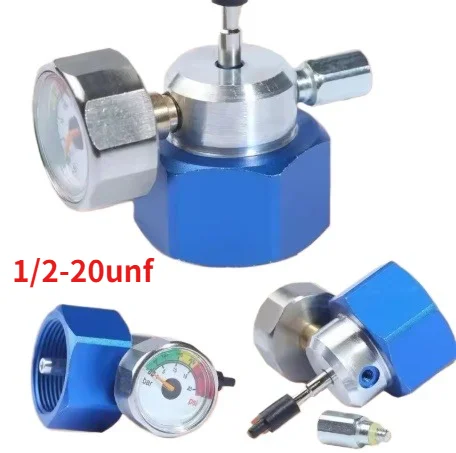 Camping Green Gas Refilling Connector Blue Propane Cylinder Needle Charging Adapter