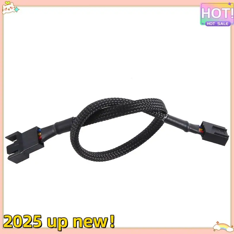 

L47anew!-PWM Удлинительный кабель вентилятора — 11,8-дюймовый удлинительный кабель вентилятора ПК, совместимый с корпусом ATX, 3-контактный и 4-контактный, прочный охлаждающий вентилятор