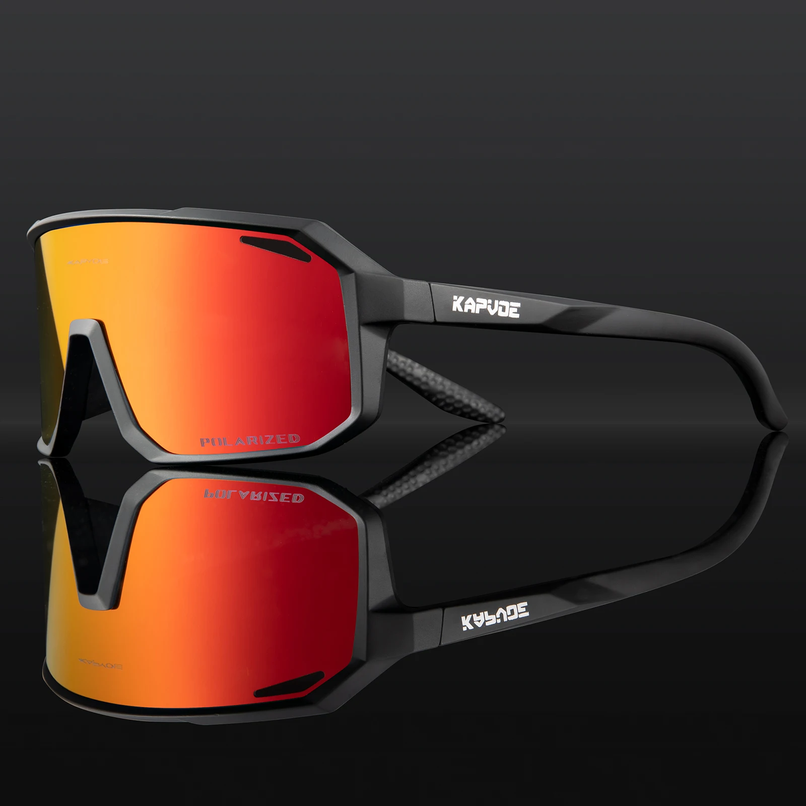 Kapvoe Radfahren Gläser Männer Radfahren Sonnenbrillen MTB UV400 Polarisierte Integrierte Myopie Rahmen Fahrrad Brille Outdoor Sport Brillen 5