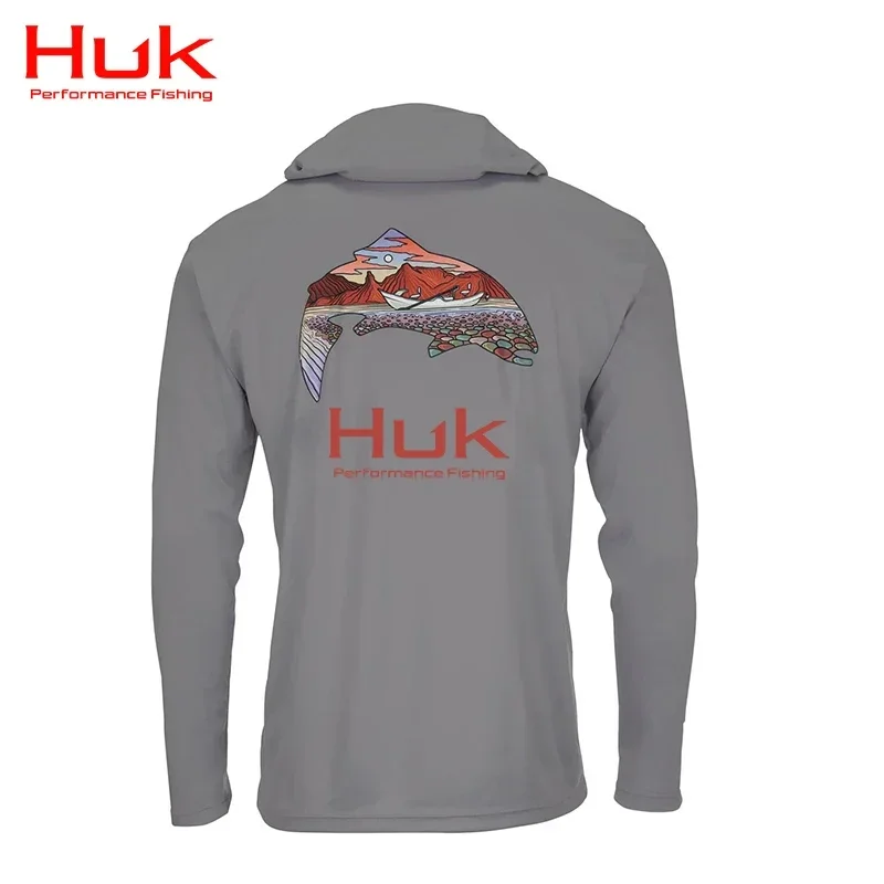

2024 Summer men's fishing clothes hooded shirt, comfortable, breathable protective ability, fishing hoodie roupa de PESCA