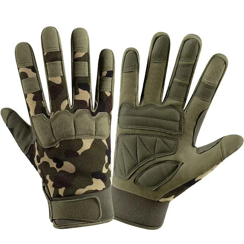 Men Tactical Gloves Touchscreen Motorcycle Cycling  Full Finger Outdoor Sports Fitness Hunting Hiking