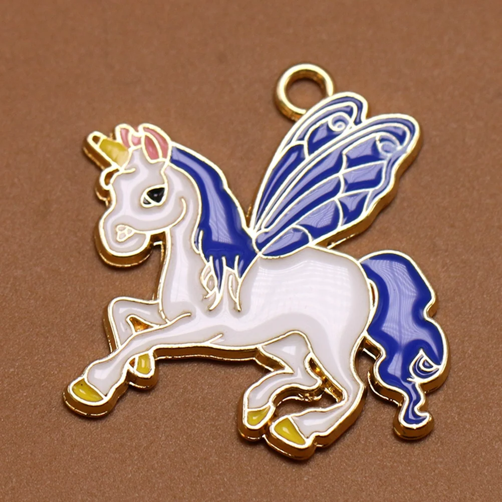 

10Pcs Fashion Unicorn Pendants Durable Alloy DIY Charm Set for Necklace Bracelet Jewelry Making Gifts Alloy Pendant Charm