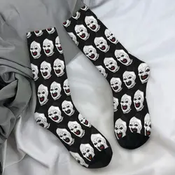The Terrifier Art The Clown Socks Funny Stockings Adults Men Soft Breathable Outdoor Sports Socks Autumn Design Bacterial Socks