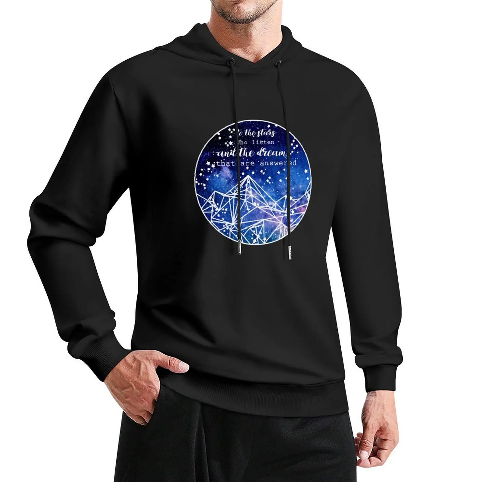 

to the stars who listen Pullover Hoodie men clothes fashion men mens clothing autumn hoodie