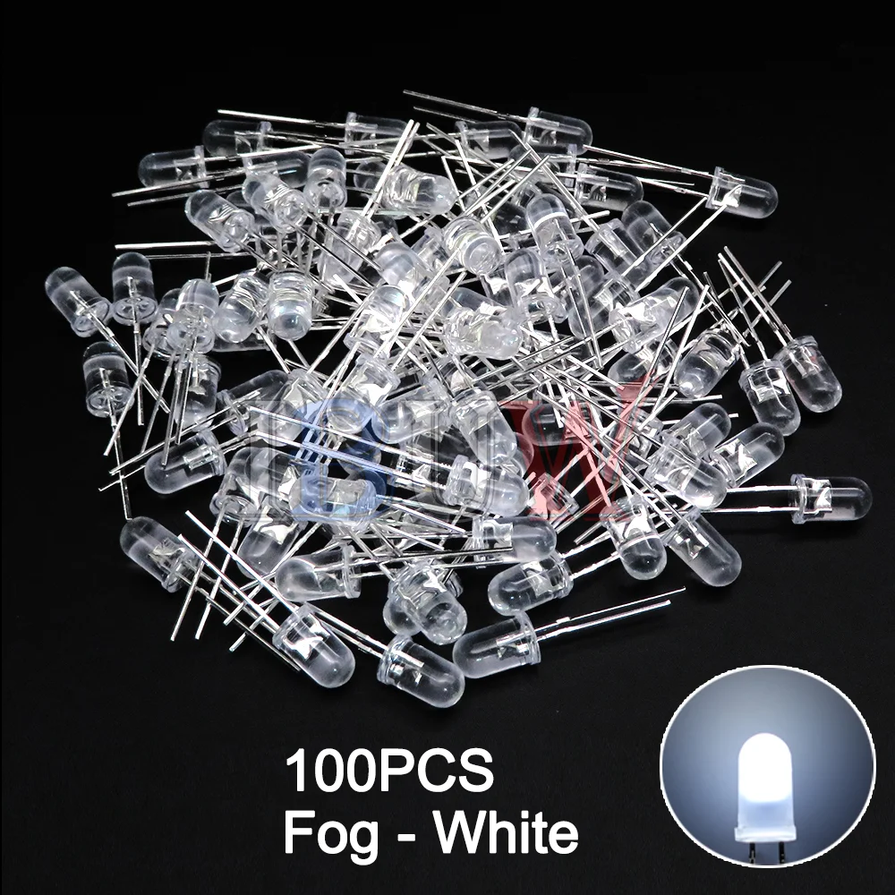 Variant: 100pcs Fog-White
