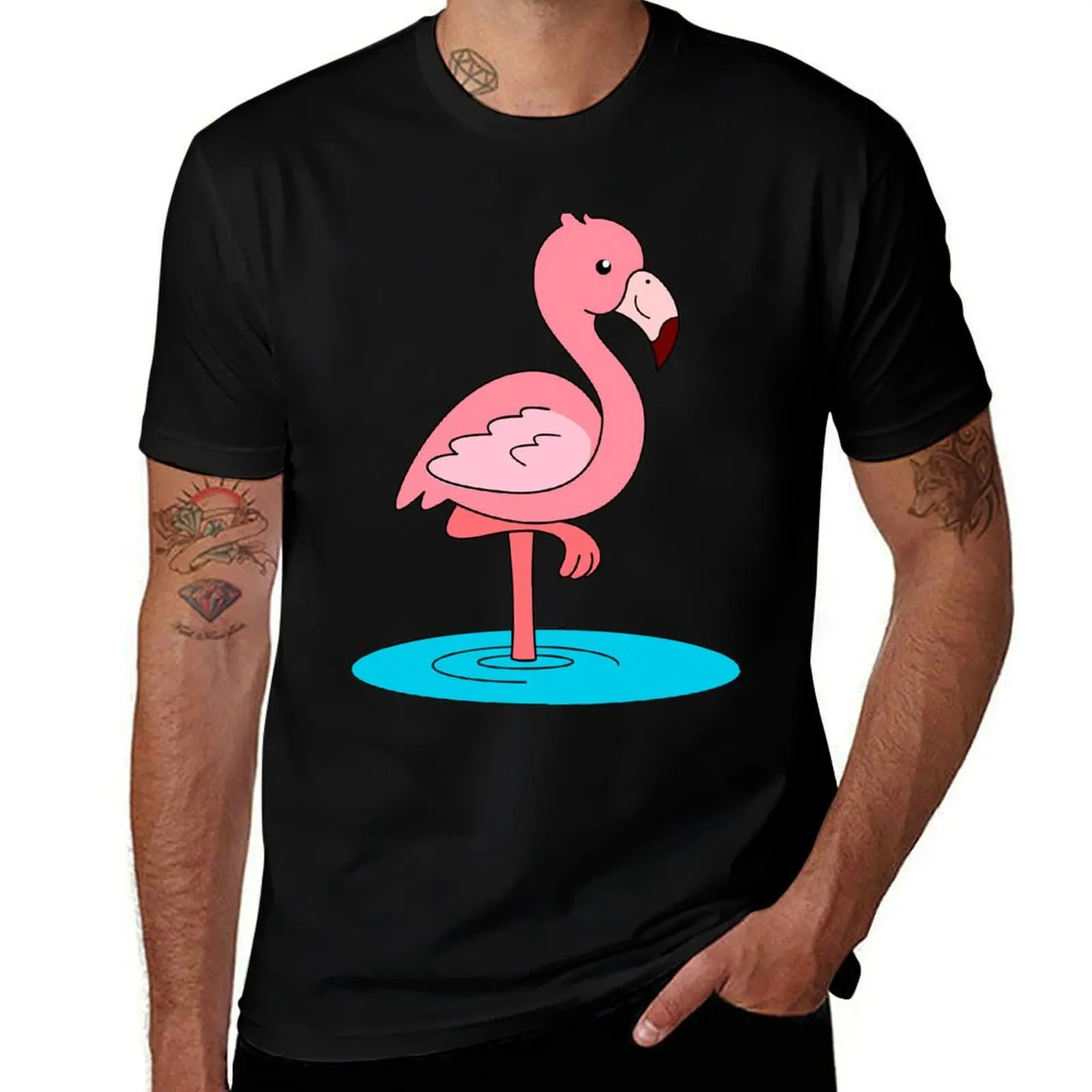 

Flamingo Women Men Kids T-Shirt cotton tshirt 100% t shirts for man graphic funny T-Shirt