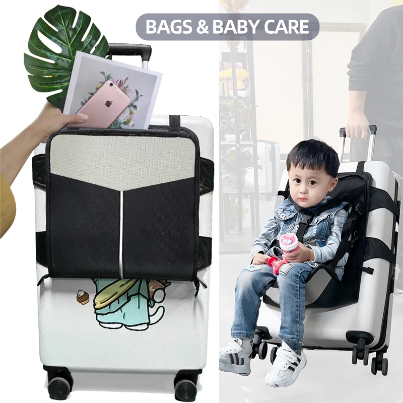 Trolley Case Portable Child Seat Special Trolley Case for Traveling with Children Three-point Safety Belt Seat