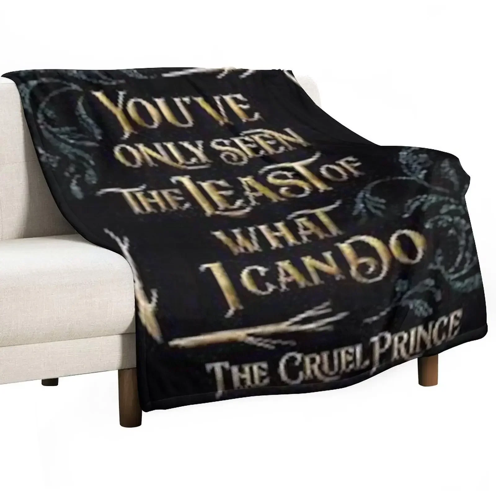 

The Cruel Prince Quotes Throw Blanket manga Sofa Quilt Blankets