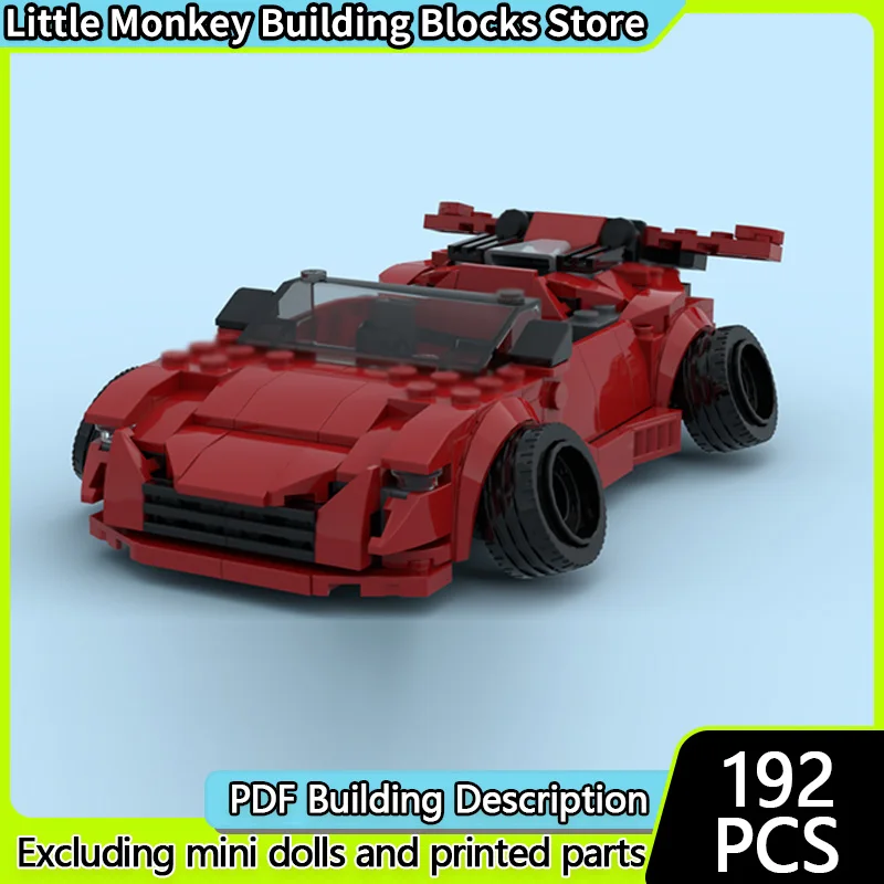 

Popular Anime Model MOC Building Bricks Classic Family Car Modular Technology Children Holiday Gifts Assemble Toys Suit
