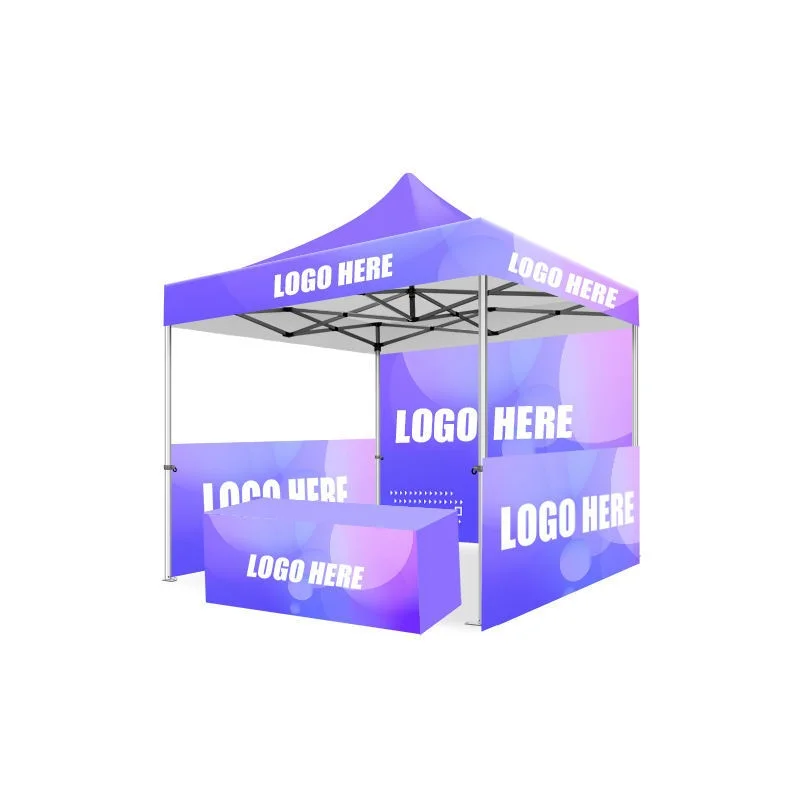 Custom Logo Advertising Tent Promotional Aluminum Frame Waterproof UV Resistant Canopy for Trade Show Events Tradeshow Giveaways - view 2