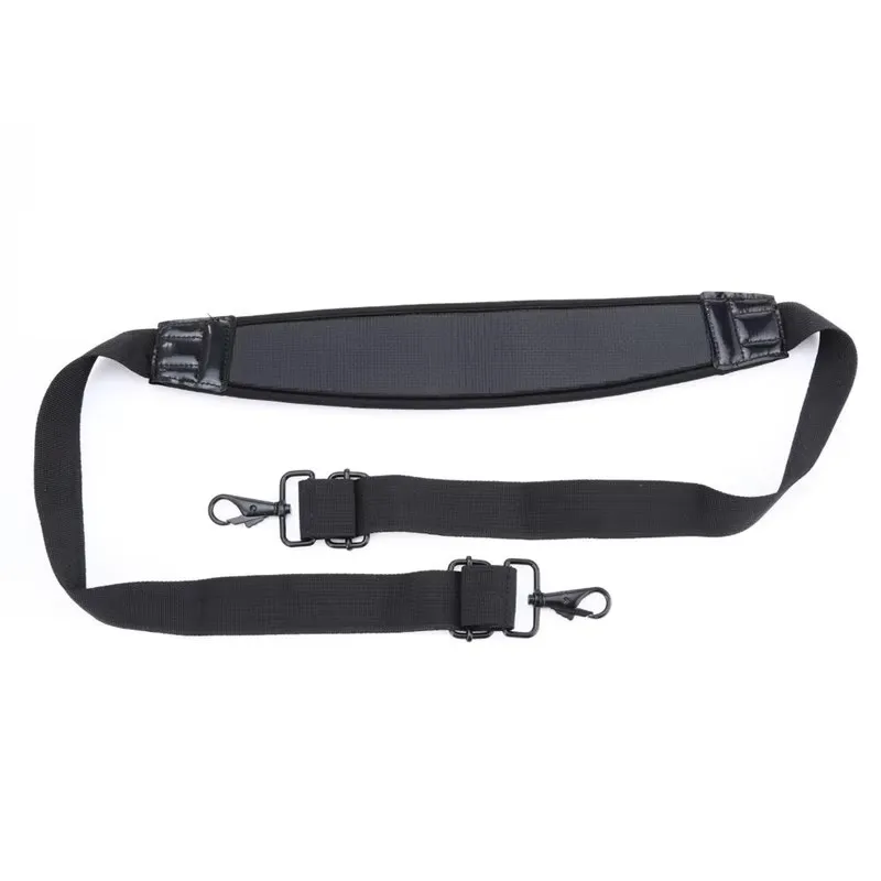 Black Adjustable Camera Belt Shoulder Neck Strap with Double Hooks For Canon Nikon Laptop Computer Lens Stabilizer Camera Bag