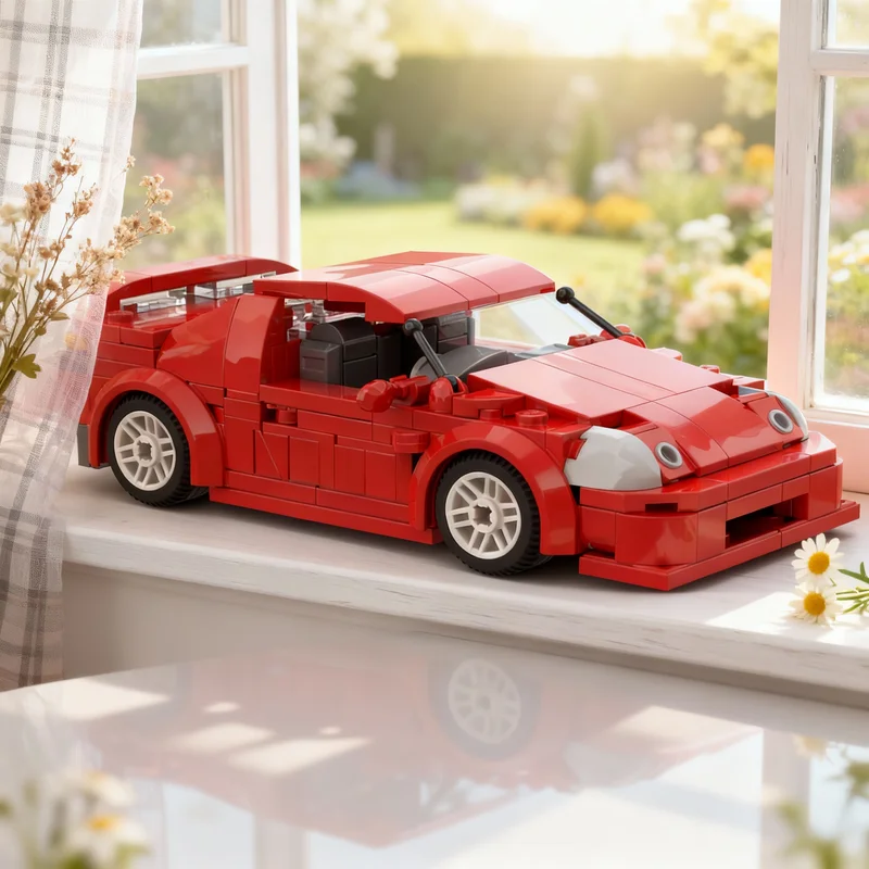 

296pcs MOC Honda CRX Del Sol City Champions Model Building Blocks Creative Gift DIY Display Decor Adult Premium Kids Desk Home
