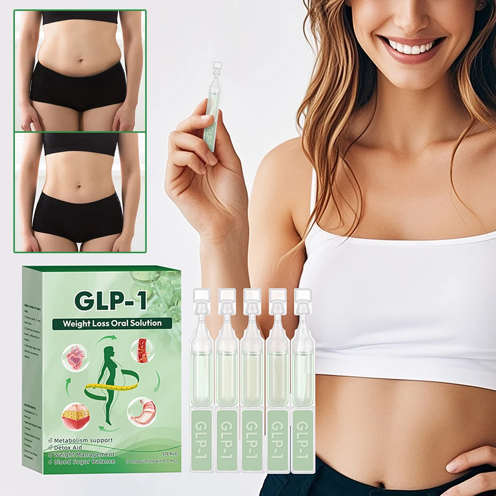 Körperpflege liefert GLP-1-Tropfen Körper Sliming Gewichtsverlust Ergänzungen für Frauen Männer natürliche fortgeschrittene Körperpflege Flüssigkeiten orale Tropfen