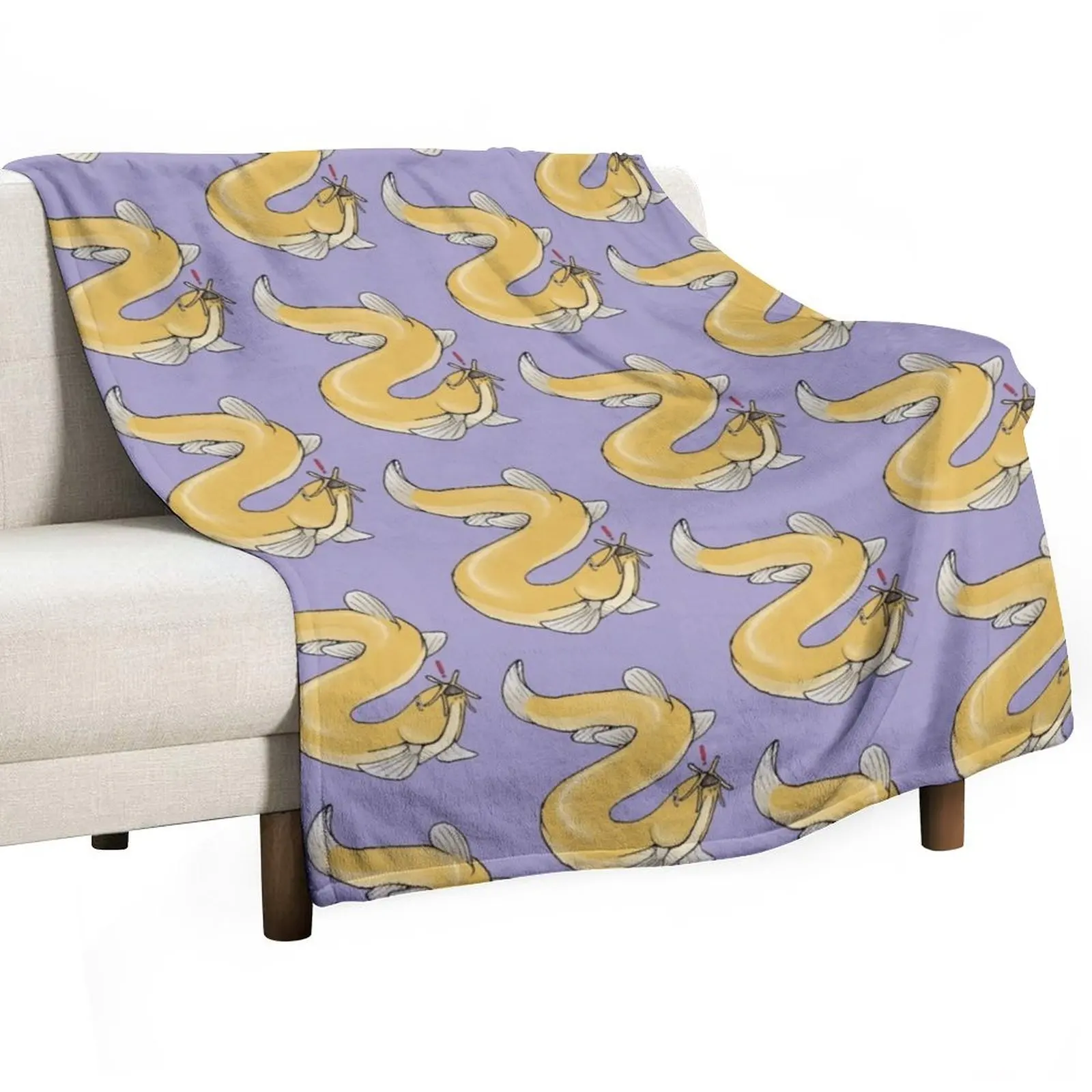 

Exclamatory Dojo Loach Throw Blanket Versatile Cozy Throw Blanket for All Occasions