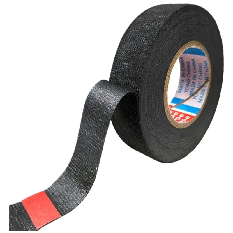 1Pcs Isolierband Wärme Beständig Kabelbaum Band Klebstoff Tuch Band Wasserdichte Band Isolierende Automotive Stoff Tuch Band – Detail 6
