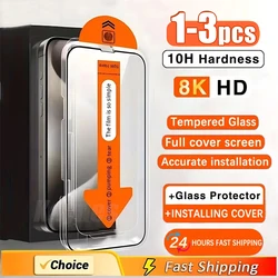 HD Premium Tempered Glass For Xiaomi Mi 15T 14T 14 13 T 13T Pro 12T 11T 10T 11 Lite Easy Installation Dust Free Screen Protector