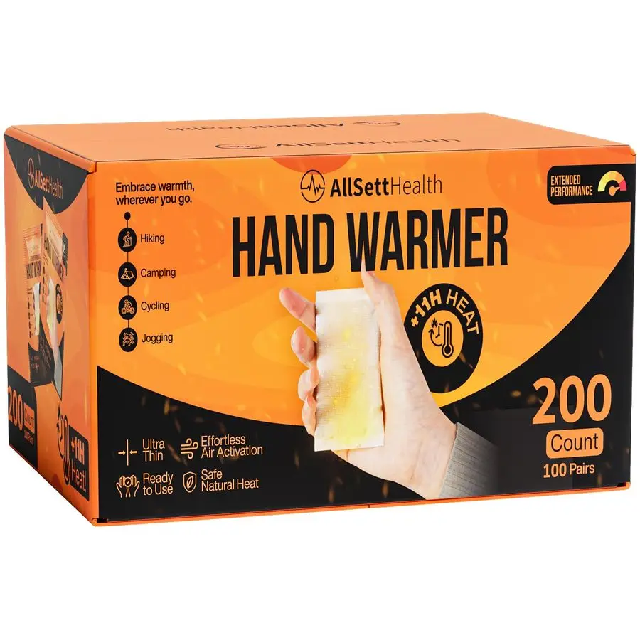 

Hand Warmers Air Activated 11 Hours of Consistent Natural Heat Handwarmers Pack Easy Activation Portable Hot Hands Hand Warmers