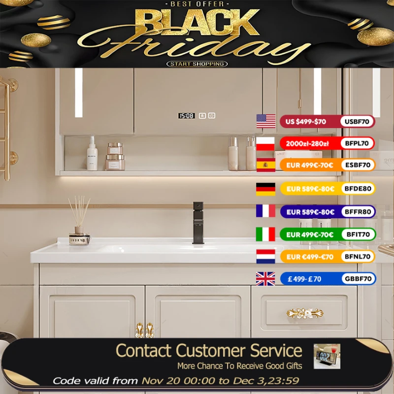 

Современные деревянные шкафы для ванной комнаты, органайзер для макияжа, роскошный ящик, шкафы для ванной комнаты, туалетный столик, мебель Armario De Banheiro