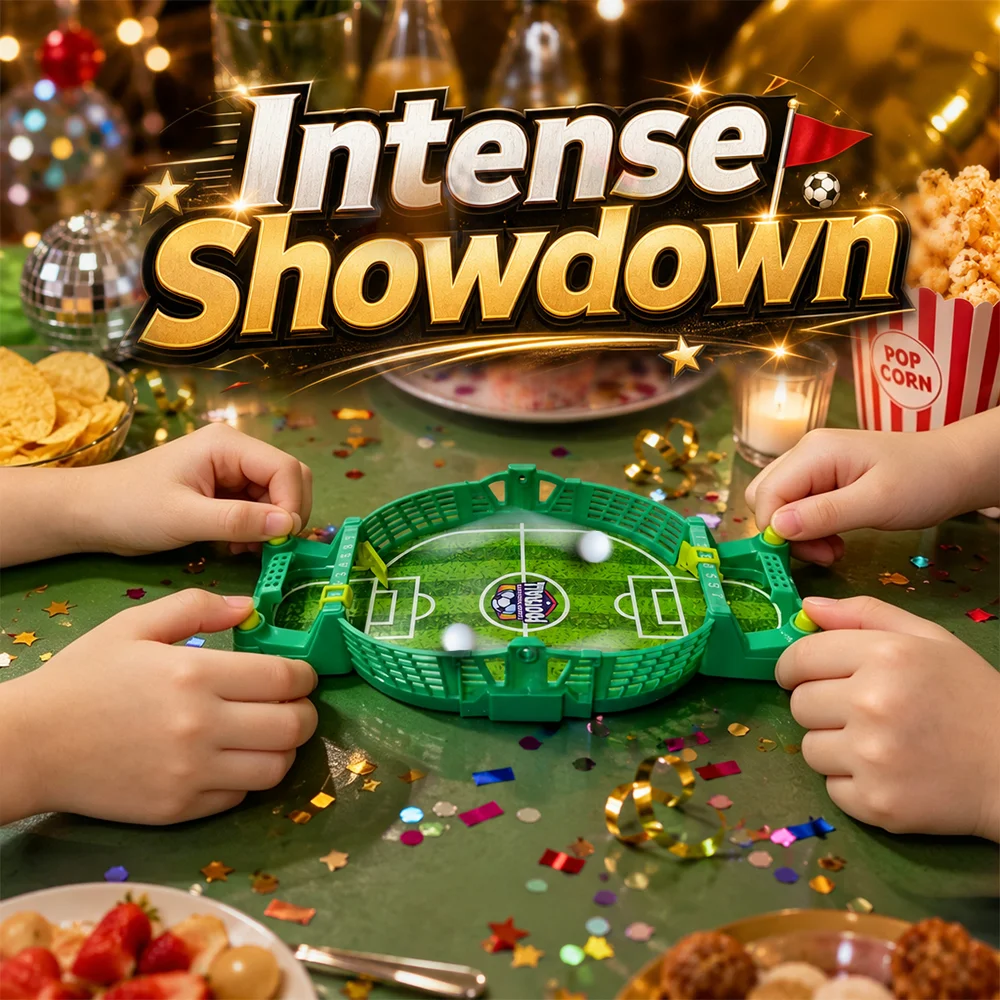 Desktop Finger Ejecting Football Game Mini Table Soccer Battle Toy 2 Player Family Party Interactive Game Kids Holiday Gift